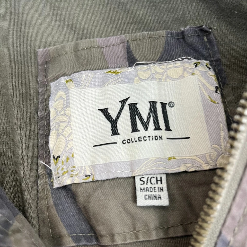 Chaleco Militar Colección YMI Mujer S Verde Camuflaje Algodón Con Capucha Cremallera Completa Foto 2 de 4