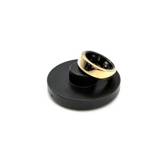 Oura Ring Gen 3 Horizon - Titanium - Size 09 - Gold - HEAVILY SCRATCHED