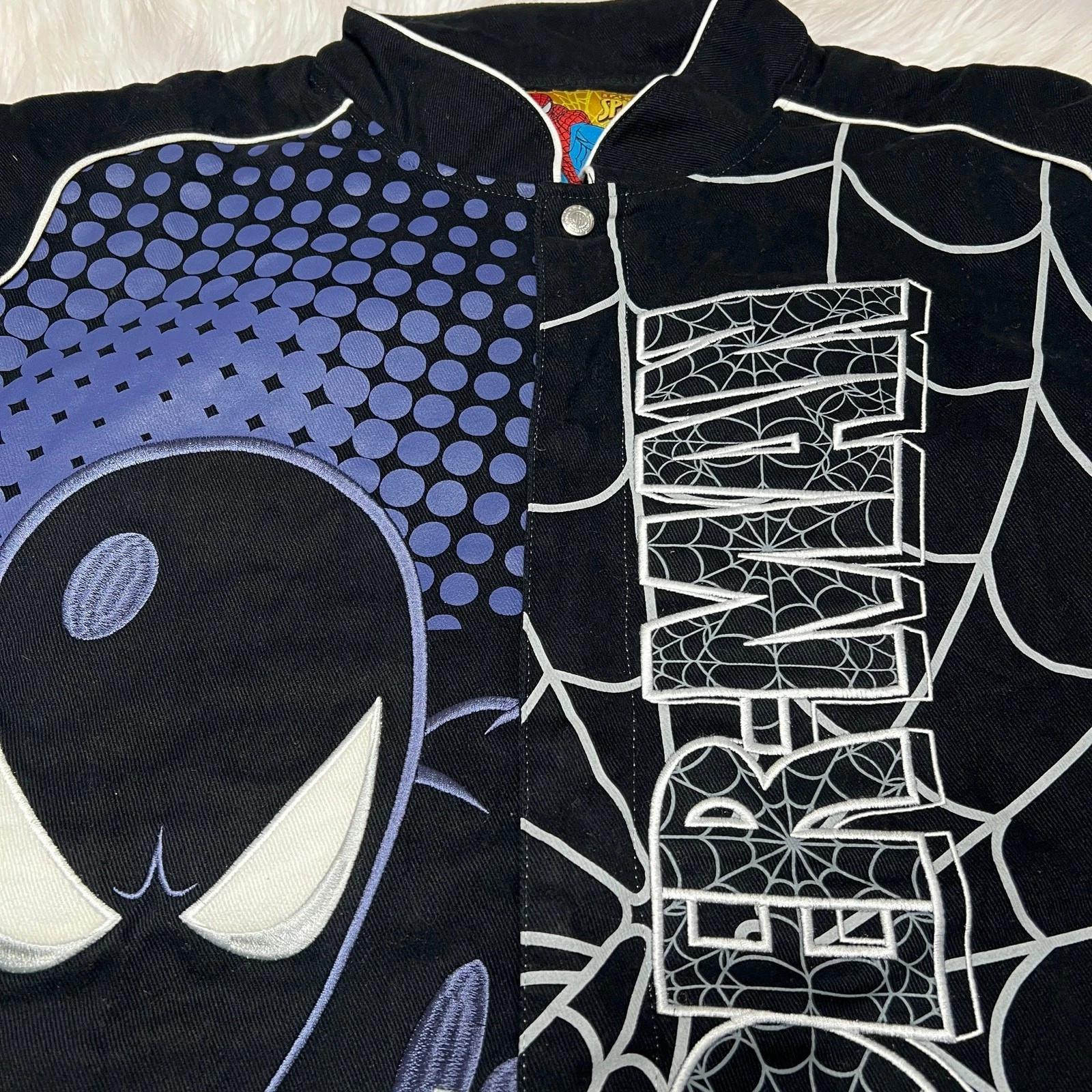 MARVEL SPIDERMAN SYMBIOTE JACKET  BLACK