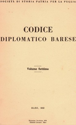 LE CARTE DI MOLFETTA von Francesco Carabellese Nachdruck Diplomatischer Code Barese