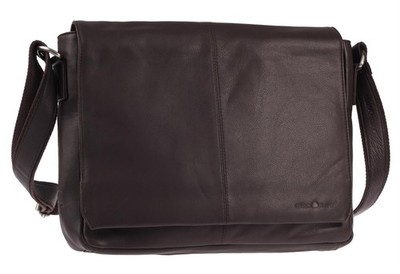 BÃ¼rotasche Tasche Greenburry Damen dunkelbraun Pure Schulter dark brown 27x31x7