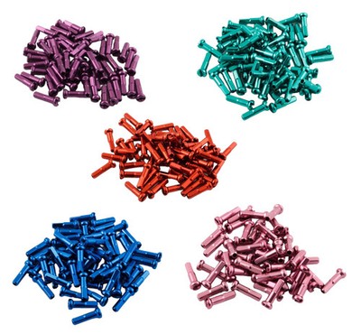 Don Speiche Messing Speichennippel 2.0 mm Nippel Rot Blau Grün Pink Lila