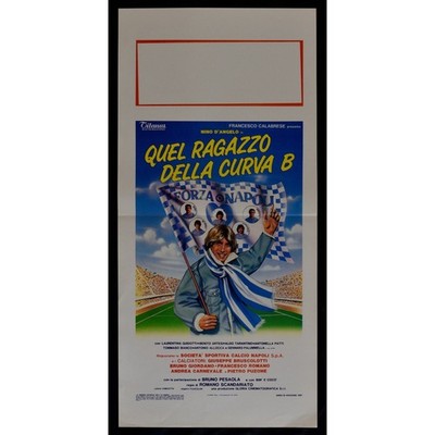 locandina QUEL RAGAZZO DELLA CURVA B D'Angelo Napoli Maradona Victor Osimhen B90