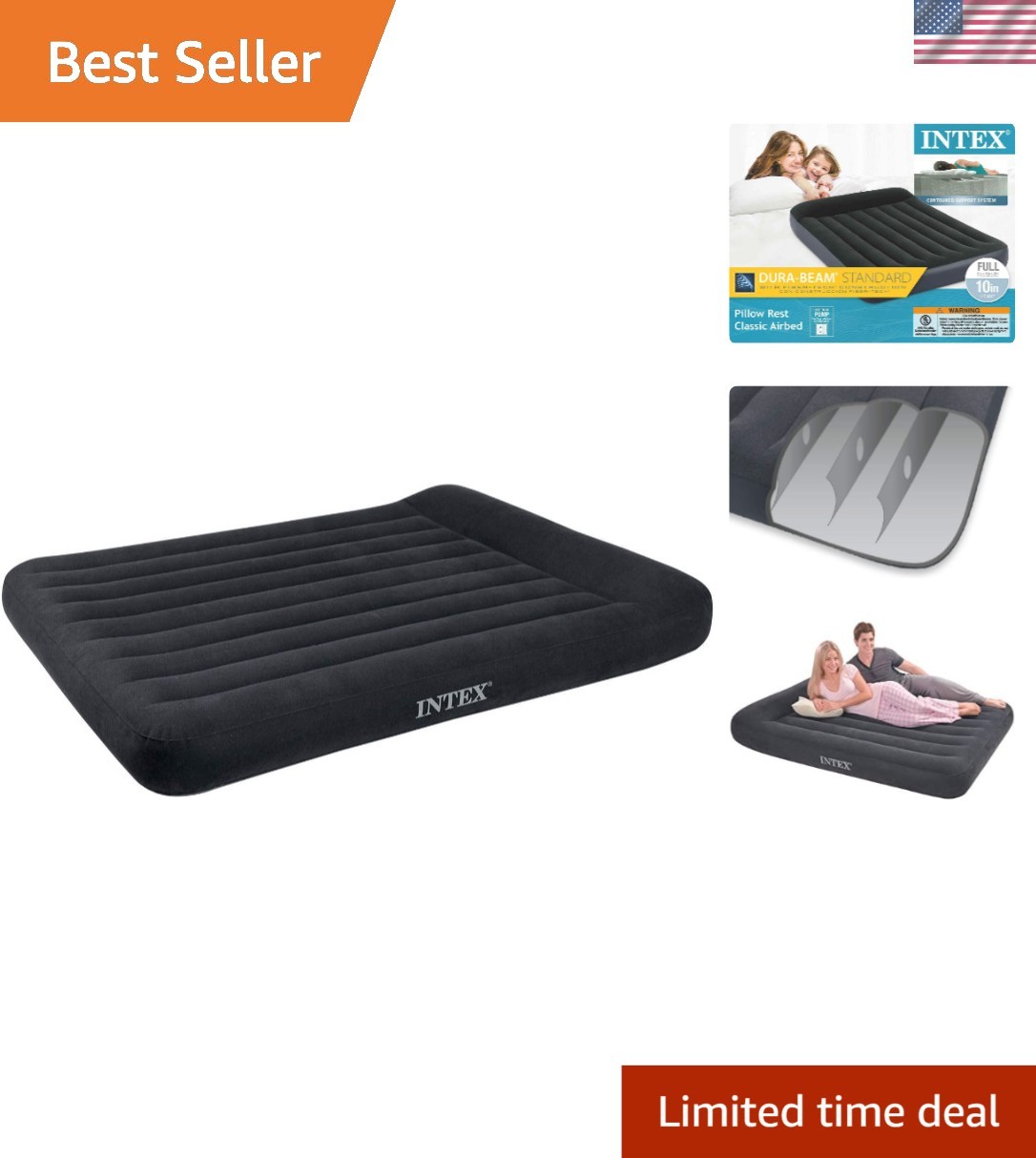 Soporte de almohada estándar serie cama de aire clásica
