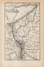 1900 Antique Pittsburg Bessemer & Lake Erie R...