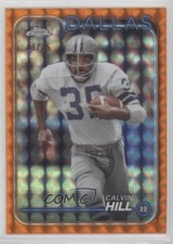 2024 Topps Chrome Orange Geometric Refractor 8/25 Calvin Hill #41 qf4