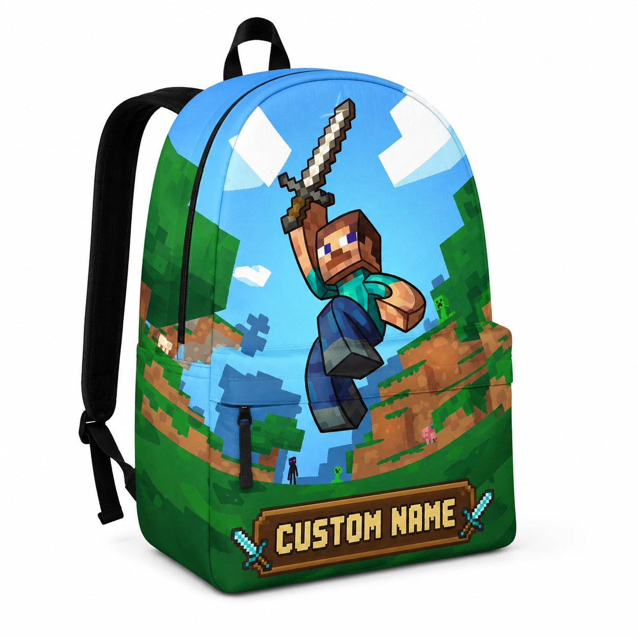 Personalized Pixel Fantasy Backpack for Kids