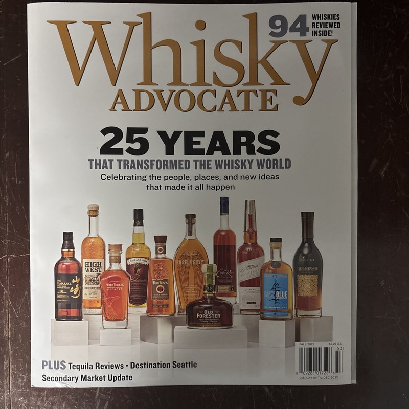 Whisky Advocate Magazine Fall 2025 25 YEARS OF WHISKY & HOUSE OF SUNTORY
