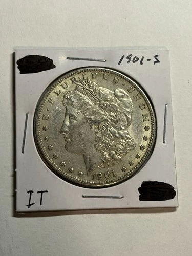 1901-S Morgan Silver Dollar AU Tough Date San Francisco Mint