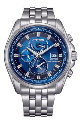 NEW CITIZEN ECO DRIVE RADIO CONTROLLED ATOMIC PERPETUAL CAL. WATCH AT9120-89L