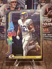 Topps Chrome Future Stars Insert FS-23 Puka Nacua Los Angeles Rams 2025