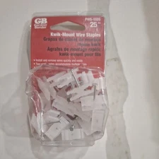 Gardner Bender Kwik-Mount Wire Staples for Decorate Lights 25 PCS in Package