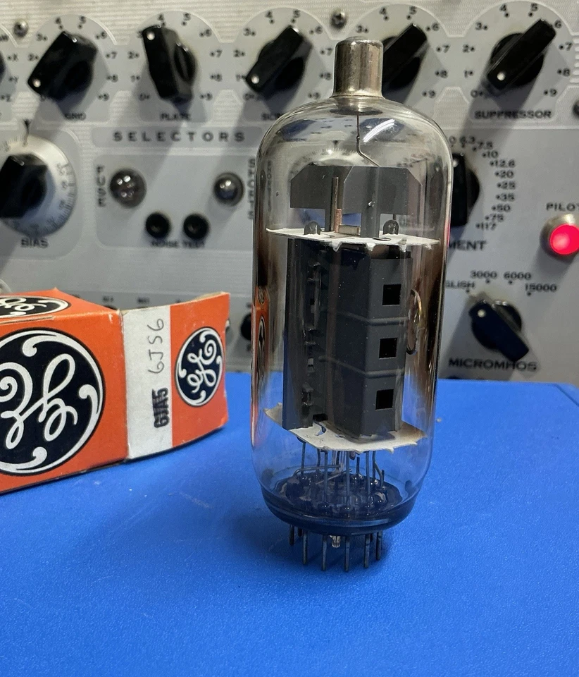 TUBO DE VACÍO ELÉCTRICO STRONG GE 6JS6 - PROBADO EN MUY BUEN ESTADO - USADO Foto 3 de 4