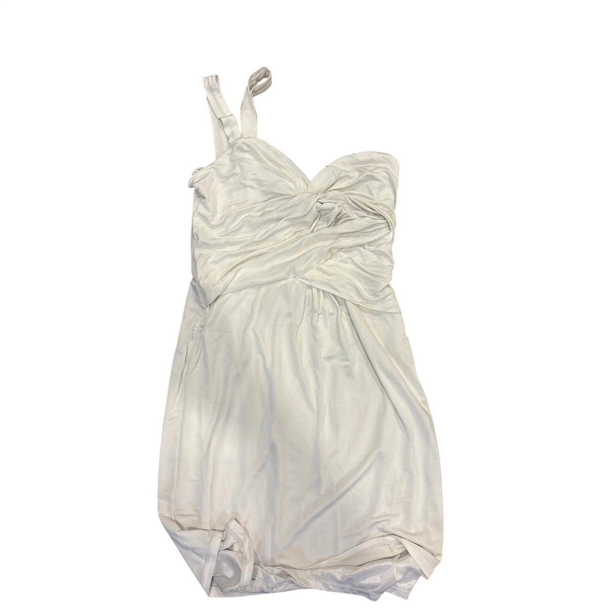 knee length dresses for ladies One Shoulder Pleated Dress – BCBGMAXAZRIA main image 0