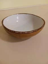 Steelite International Bowl 5" W 1 3/4" D Made in England Brown Square Bottom