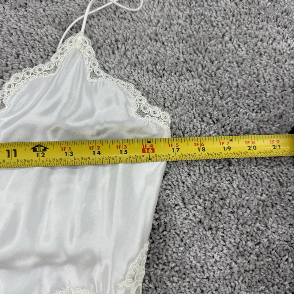 VTG Victorias Secret Slip Dress Womens M Gold Label Ethereal Fairy Lace Angel - Image 3 of 4