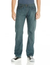 Levis 559 Relaxed Straight Jeans Mens Mid-Rise Zip Fly Medium Wash Blue Denim