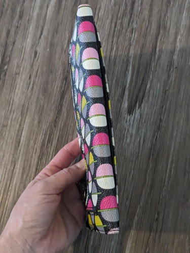 Vera Bradley Wallet Moons Bloom Drops Faux Leather Fold Magnetic Closure - Picture 14 of 16