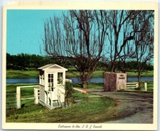 Postcard - Entrance to the Lyndon B. Johnson Ranch, Stonewall, Texas