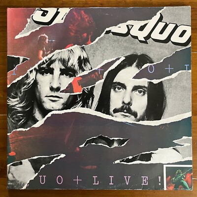 Caroline: STATUS QUO - Live! - Vinyl-Doppelalbum von 1977 - Vertigo - 6641 590