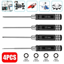 4pcs Hex Nut Screw Driver Set RC Car Repair Tools Kit 1.5mm 2.0mm 2.5mm 3.0mm