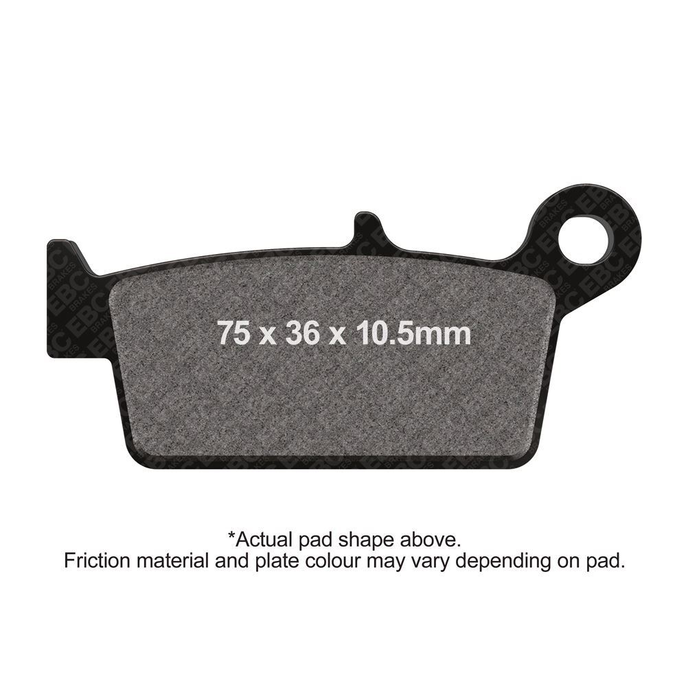 EBC Motorcycle TT Brake Pads Rear Right Yamaha YZ 426 FN 4T 2001