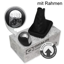 SCHALTKNAUF + SCHALTSACK FÜR OPEL CORSA C (00-) MERIVA A (03-) 5 GANG CHROM
