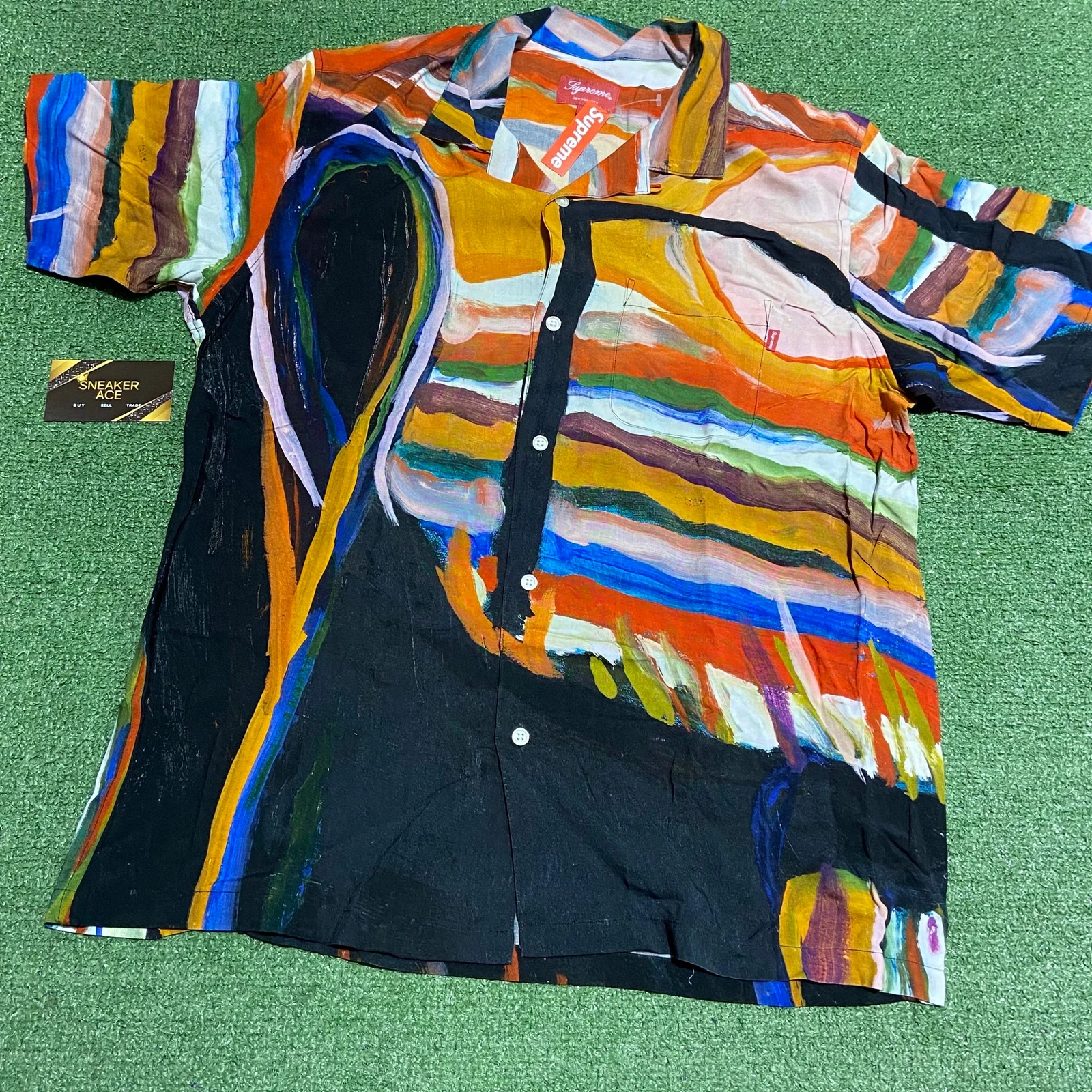 Chemise boutonnée Supreme Reaper Rayon sans mots pour les sentiments : L