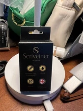 Scriveiner Fountain Pen Ink Cartridges BLACK 20 Standard Inte ENGLAND