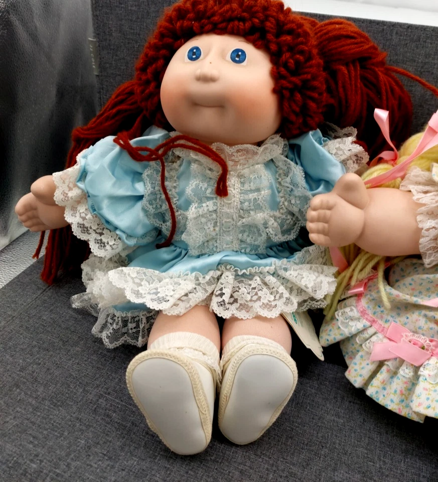 PARCHE DE REPOLLO PORCELANA VINTAGE NIÑOS CON ETIQUETAS 1985 LOTE DE 2 OFERTAS BIENVENIDAS  Foto 3 de 4