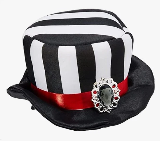 Mini sombrero de copa - diadema - victoriano - circo - accesorio de disfraz - adulto adolescente Foto 2 de 3