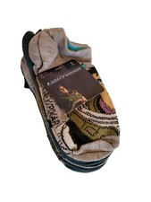 New Disney Pixar Lightyear 6 Pair Boys No Show Socks Sz M Shoe 9-2.5 W/Tags