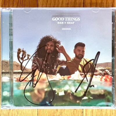 AUTOGRAPHED----  DAN + SHAY Good Things EXCLUSIVE CD Justin Bieber YOU      0414