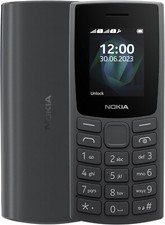Nokia 105 (2023) 2G Feature Phone - Charcoal / Grey - Unlocked - Very Good