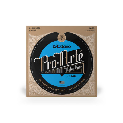 D'ADDARIO PRO ART EJ46 NYLON CORE HARD TENSION STRING FOR CLASSICAL GUITARS