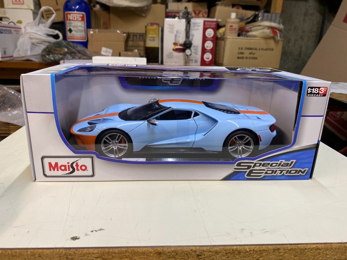 Maisto 2017 Ford GT 1:18スケール　ガルフ Amazon.com: Scale Model Compatible with Ford GT 2017 Gulf