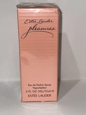 ESTEE LAUDER Women’s “PLEASURES” Eau De Parfum Spray .5 fl.oz/ 15 ml New Sealed
