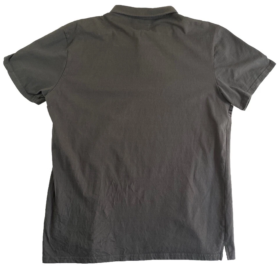 Camisa Polo Hang Ten Rayas Niños Grande L Azul California Clásica Playa Informal Foto 3 de 4