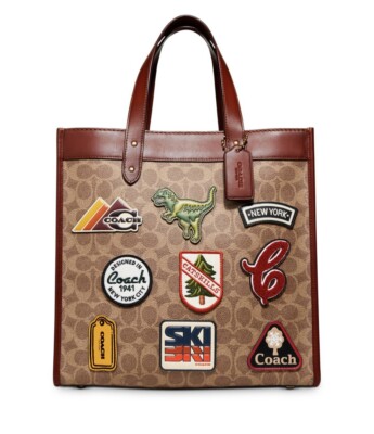 Coach Multi Patch Signature Monogram Women's Tote for sale online
