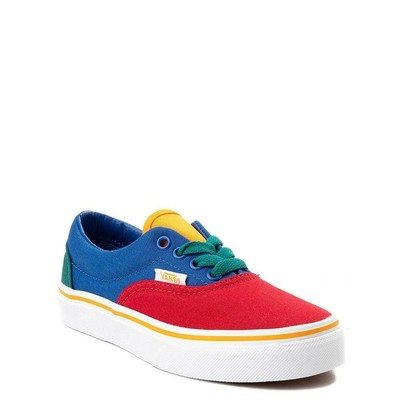 high top color block vans