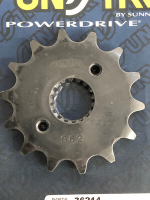 OEM NOS SUNSTAR P/N 36214 14T Steel Countershaft Front Sprocket
