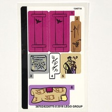 LEGO STICKER SHEET 41157 Rapunzel's Traveling Caravan Disney Tangled The Series