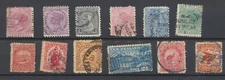 New Zealand Stamps 1878 - 1901; Used selection - see description for details
