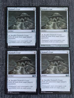 4x Tormod's Crypt - NM - Magic 2015 - MTG Magic The Gathering
