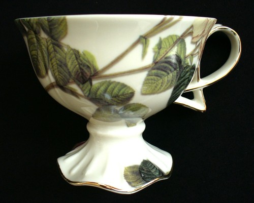 ROMANTIC ROSE~Victorian~TEAPOT&CUP~Tea For One~PORCELAIN~Burton & Burton~GOLD - Picture 11 of 24
