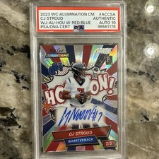 2023 Wild Card CJ Stroud Rookie Auto /3 Bang Comix Holo PSA AUTO 10 POP 1 🔥🔥🔥