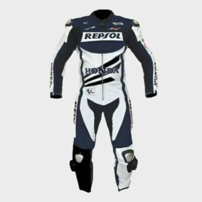 Honda 2024 Motorbike Leather Suit Men Motorcycle Sports Racing Leather Suits CE