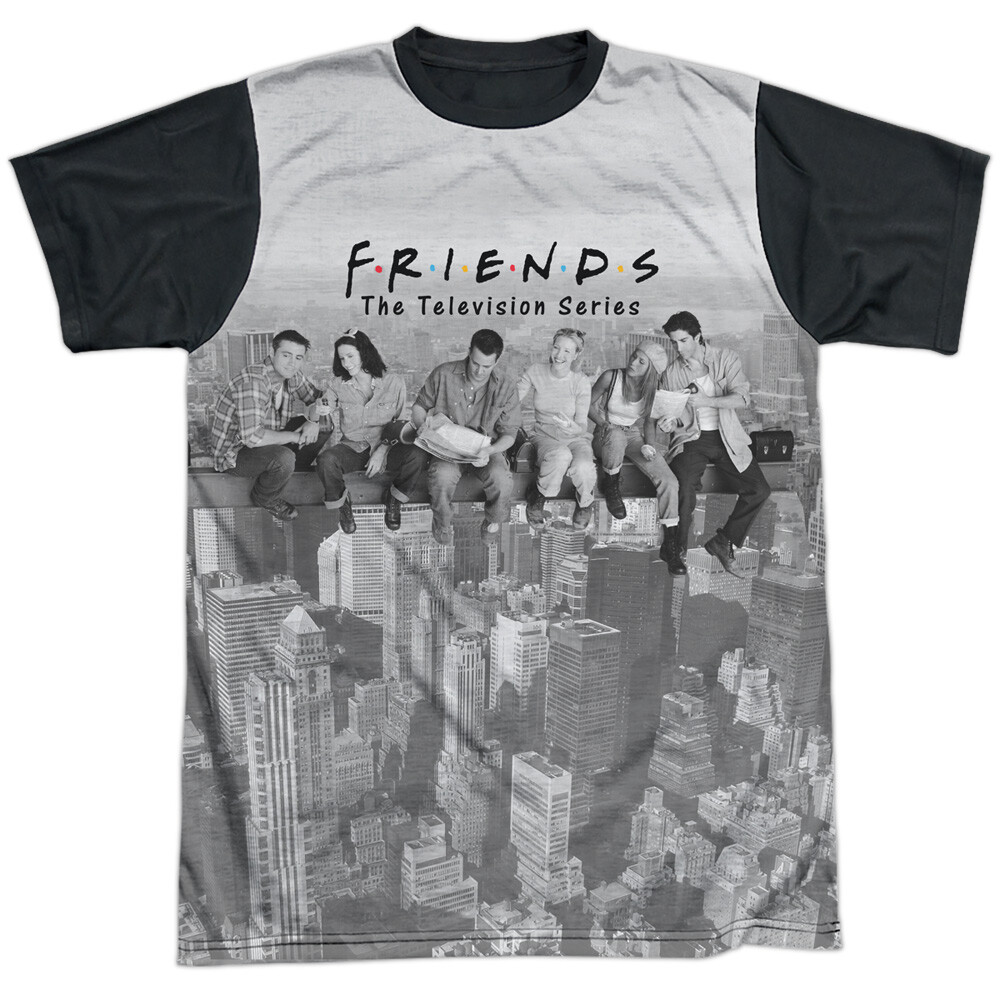 Friends Halloween Lunch Break Adult T-Shirt - Black Back (S-3XL)