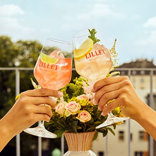 Lillet Geschenkset - Lillet Blanc Aperitiv de France 750ml (17% Vol) + 4x Schwe - Bild 6 von 6
