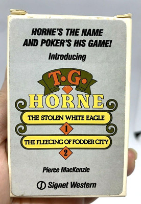 Cards Signet Western Promotional Playing Cards Pierce Mackenzie T.G.Horne Poker